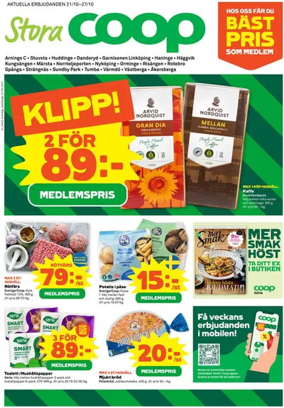 Stora Coop-katalog i Danderyd | Exklusiva fynd | 2024-10-21 - 2024-10-27