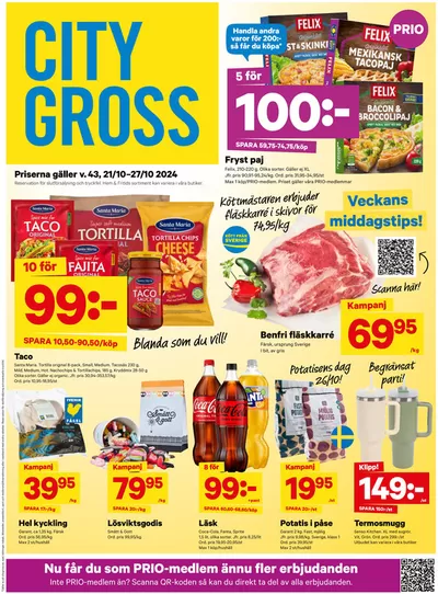 City Gross-katalog | Top-deals för alla kunder | 2024-10-21 - 2024-10-27