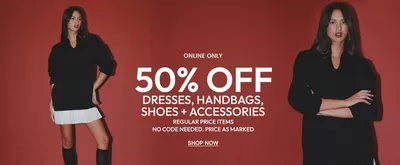 Erbjudanden av Kläder, Skor och Accessoarer i Göteborg | 50% off dresses , handbags , shoes + accessories  de Forever 21 | 2024-10-21 - 2024-11-12