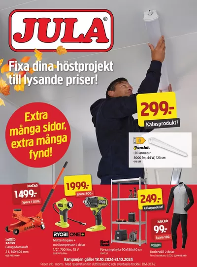 Jula-katalog i Uppsala | Kolla priserna som värmer i höst! | 2024-10-23 - 2024-10-31