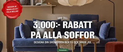 Mio-katalog i Nässjö | Upp till 3.000:- rabatt pa alla soffor  | 2024-10-23 - 2024-11-08