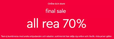 Gina Tricot-katalog i Lidköping | Final sale all rea 70% | 2024-10-24 - 2024-11-11