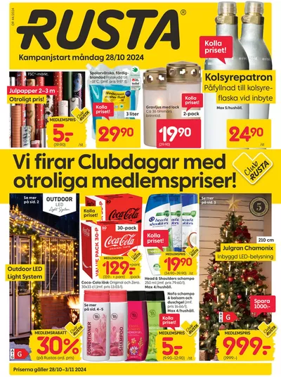 Rusta-katalog i Piteå | Rusta reklambad | 2024-10-28 - 2024-11-11