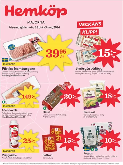 Hemköp-katalog i Göteborg | Erbjudanden för fyndjägare | 2024-10-28 - 2024-11-03