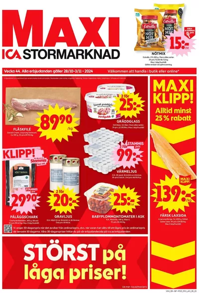 ICA Maxi-katalog i Köping | Våra bästa fynd | 2024-10-28 - 2024-11-03