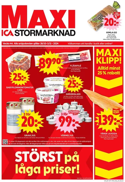 ICA Maxi-katalog i Falun | Våra bästa deals för dig | 2024-10-28 - 2024-11-03