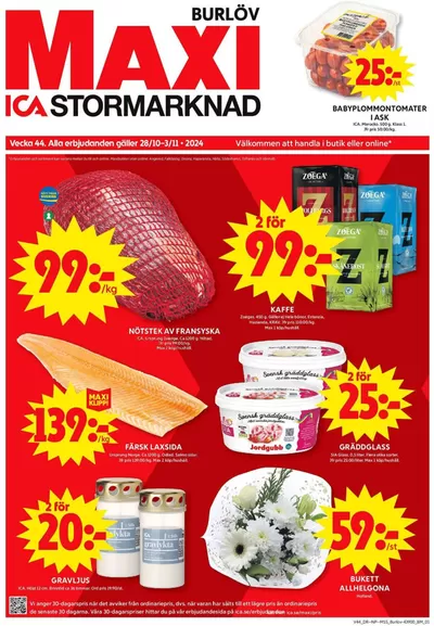 ICA Maxi-katalog i Malmö | Specialerbjudanden för dig | 2024-10-28 - 2024-11-03