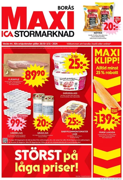 ICA Maxi-katalog i Borås | Aktuella deals och erbjudanden | 2024-10-28 - 2024-11-03