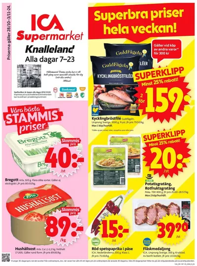 ICA Supermarket-katalog i Borås | Fantastiskt erbjudande för fyndjägare | 2024-10-28 - 2024-11-03