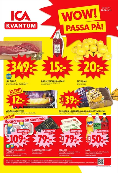 ICA Kvantum-katalog i Landskrona | Exklusiva deals för våra kunder | 2024-10-28 - 2024-11-03