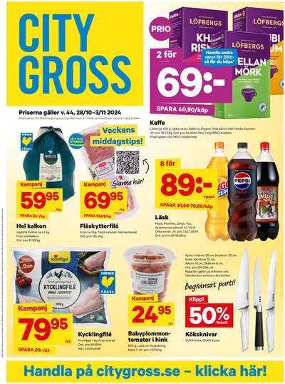 City Gross-katalog i Sollentuna | Spara nu med våra deals | 2024-10-28 - 2024-11-03