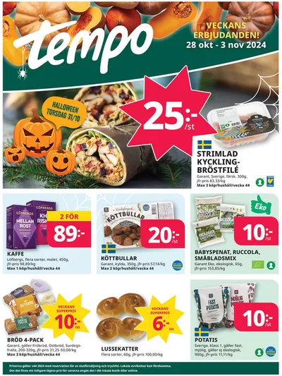 Tempo-katalog i Nacka | Veckans erbjudanden Tempo | 2024-10-28 - 2024-11-11