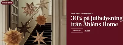 Åhléns-katalog i Örebro | 30% pa julbelysning fran Ahlens Home ! | 2024-10-28 - 2024-11-12