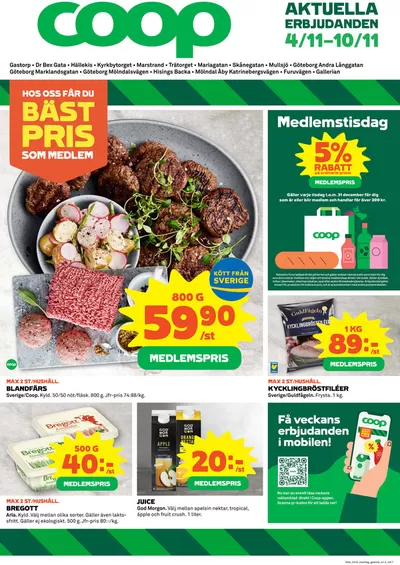 Coop-katalog i Eftra | Aktuella deals och erbjudanden | 2024-11-04 - 2024-11-10