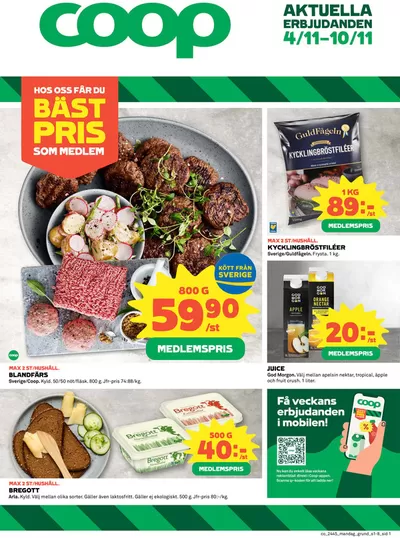 Coop-katalog i Eftra | Top-deals och rabatter | 2024-11-04 - 2024-11-10