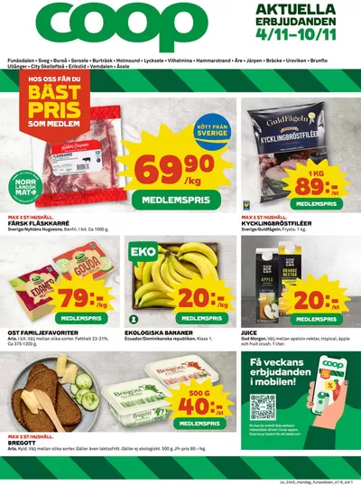 Coop-katalog i Skelleftehamn | Fantastiska rabatter på utvalda produkter | 2024-11-04 - 2024-11-10