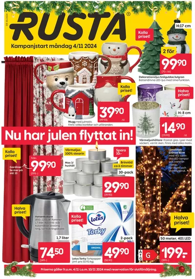 Rusta-katalog i Göteborg | Rusta reklambad | 2024-11-04 - 2024-11-10