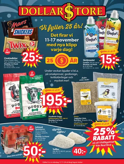 DollarStore-katalog | DollarStore Erbjudanden | 2024-11-11 - 2024-11-25