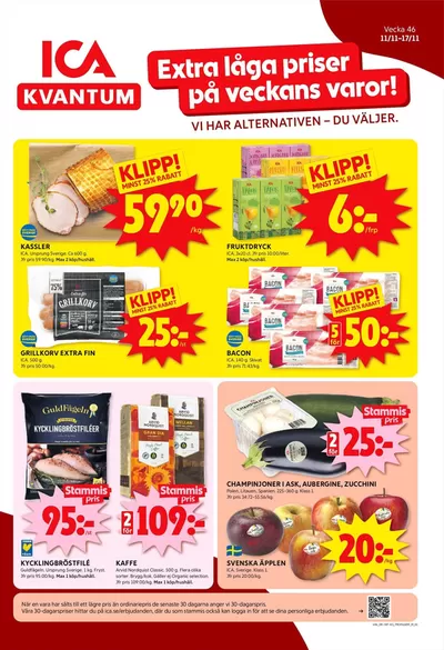 ICA Kvantum-katalog i Norrköping | Top-deals och rabatter | 2024-11-11 - 2024-11-25