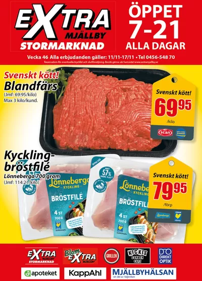 Extra Mjällby Stormarknad-katalog i Mjällby | Extra Mjällby Stormarknad veckans blad | 2024-11-11 - 2024-11-25