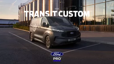 Erbjudanden av Bilar och Motor i Lidingö | Ford Broschyr Transit Custom de Ford | 2024-11-11 - 2024-11-25