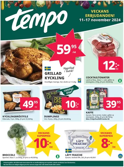 Tempo-katalog i Söderhamn | Veckans erbjudanden Tempo | 2024-11-11 - 2024-11-25