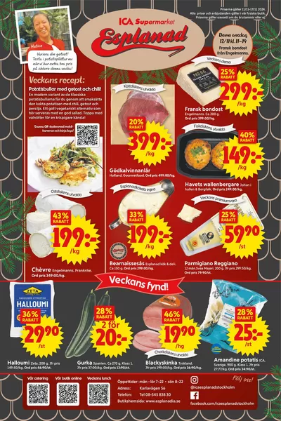 ICA Supermarket-katalog i Stockholm | Top-erbjudanden för sparrävar | 2024-11-12 - 2024-11-26