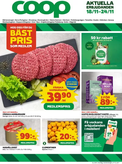 Coop-katalog i Helsingborg | Exklusiva deals för våra kunder | 2024-11-18 - 2024-11-24