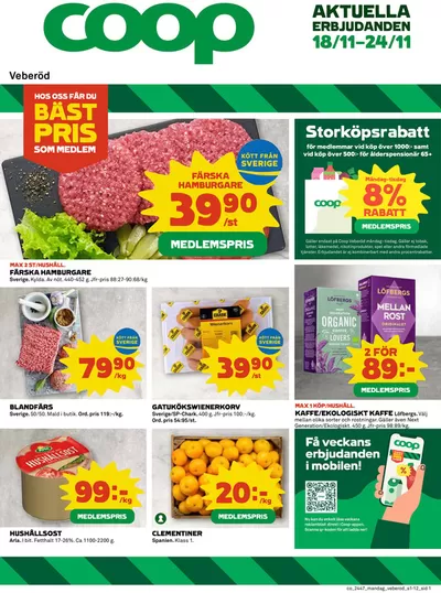 Coop-katalog i Lund (Skåne) | Erbjudanden för fyndjägare | 2024-11-18 - 2024-11-24