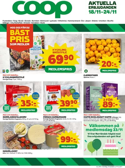 Coop-katalog i Skellefteå | Attraktiva specialerbjudanden för alla | 2024-11-18 - 2024-11-24