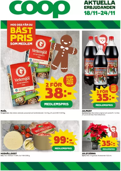 Coop-katalog | Stort urval av erbjudanden | 2024-11-18 - 2024-11-24