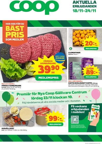 Coop-katalog i Gällivare | Nya erbjudanden att upptäcka | 2024-11-18 - 2024-11-24