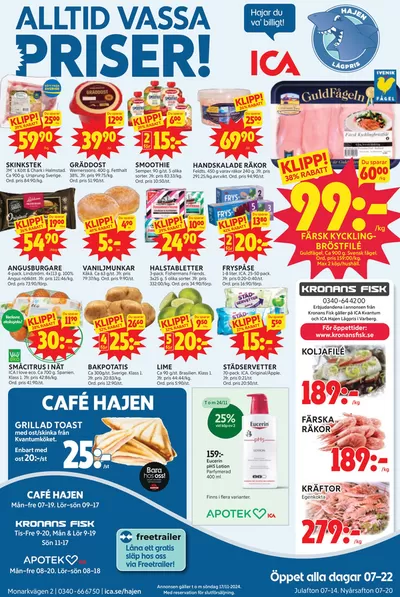 ICA Hajen Lågpris-katalog i Varberg | ICA Hajen Lågpris reklamblad | 2024-11-15 - 2024-11-29