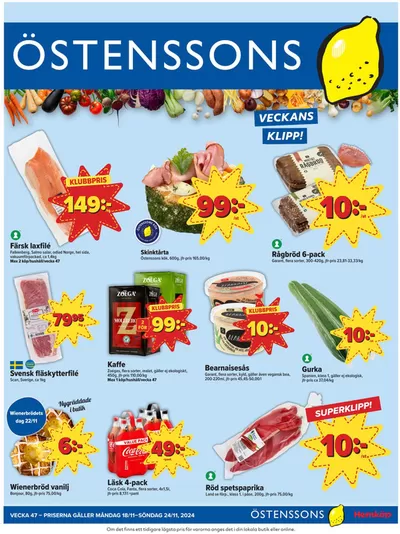 Östenssons-katalog i Skänninge | Östenssons reklambad | 2024-11-17 - 2024-12-01