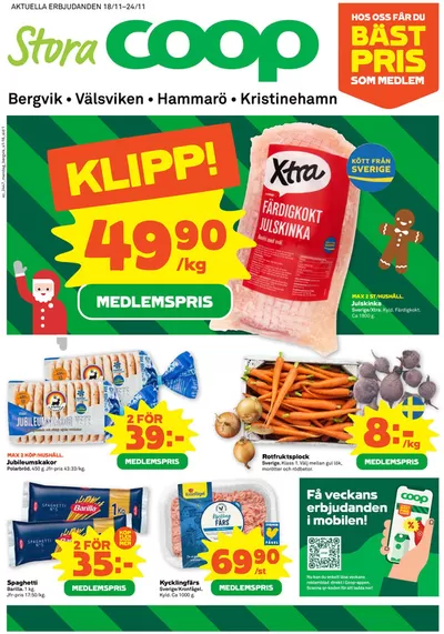 Stora Coop-katalog i Grums | Stora Coop Erbjudanden | 2024-11-18 - 2024-11-24