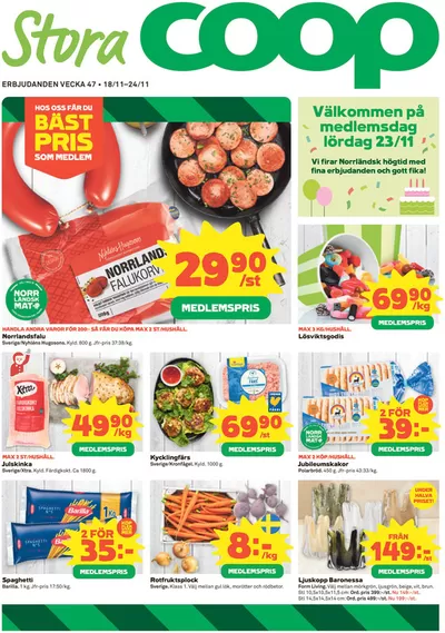 Stora Coop-katalog i Örnsköldsvik | Exklusiva deals för våra kunder | 2024-11-18 - 2024-11-24