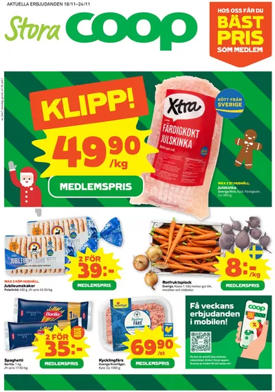 Stora Coop-katalog i Piteå | Våra bästa fynd | 2024-11-18 - 2024-11-24