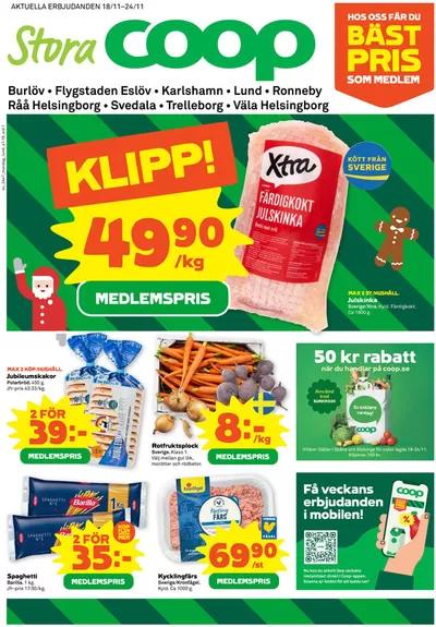 Stora Coop-katalog i Malmö | Top-deals för alla kunder | 2024-11-18 - 2024-11-24