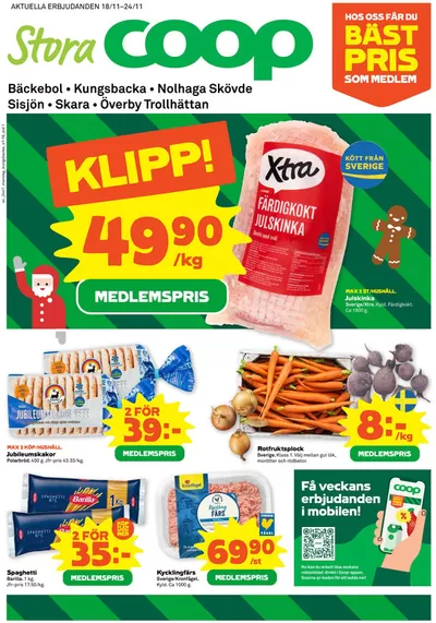 Stora Coop-katalog i Göteborg | Spara nu med våra deals | 2024-11-18 - 2024-11-24