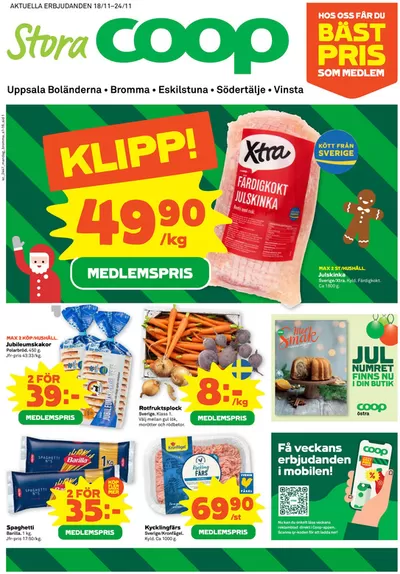 Stora Coop-katalog i Bromma | Attraktiva specialerbjudanden för alla | 2024-11-18 - 2024-11-24