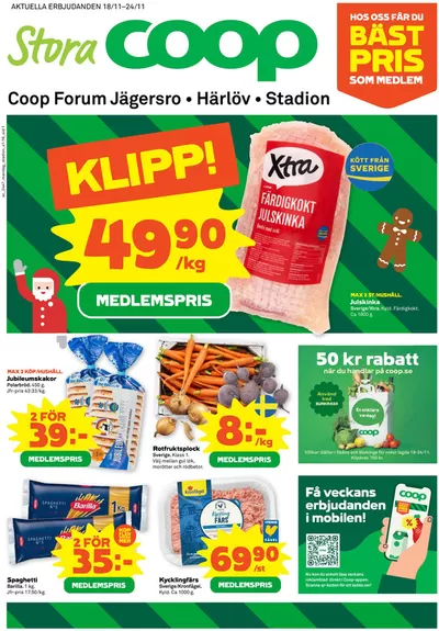 Stora Coop-katalog | Våra bästa deals för dig | 2024-11-18 - 2024-11-24