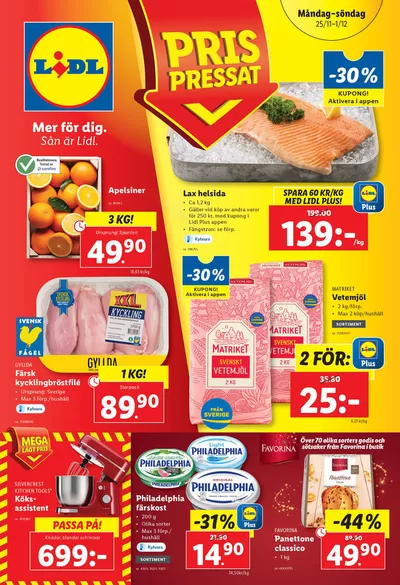 Lidl-katalog i Göteborg | ERBJUDANDEN VECKA 48 | 2024-11-25 - 2024-12-01