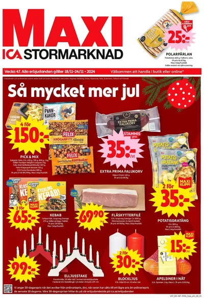 ICA Maxi-katalog i Mora (Dalarna) | Exklusiva fynd | 2024-11-18 - 2024-11-24