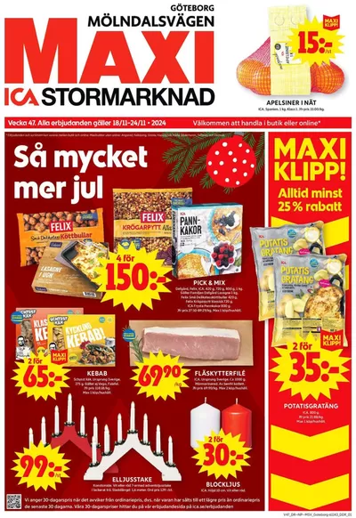 ICA Maxi-katalog i Kungsbacka | Exklusiva deals för våra kunder | 2024-11-18 - 2024-11-24