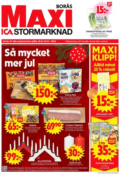 ICA Maxi-katalog | Fantastiska rabatter på utvalda produkter | 2024-11-18 - 2024-11-24