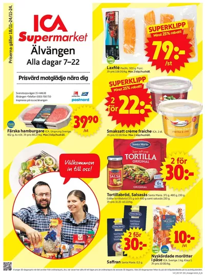 ICA Supermarket-katalog i Alingsås | Våra bästa erbjudanden för dig | 2024-11-18 - 2024-11-24