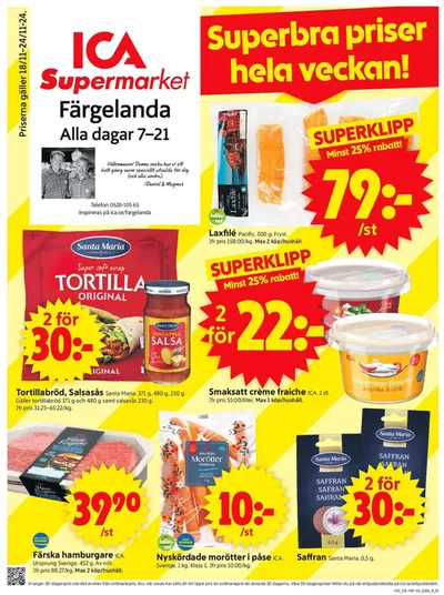 ICA Supermarket-katalog i Uddevalla | Top-deals för alla kunder | 2024-11-18 - 2024-11-24