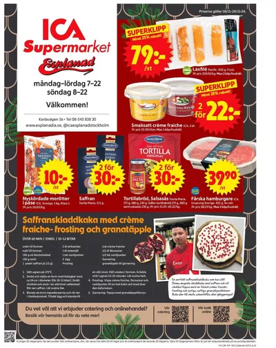 ICA Supermarket-katalog i Stockholm | Aktuella fynd och erbjudanden | 2024-11-18 - 2024-11-24