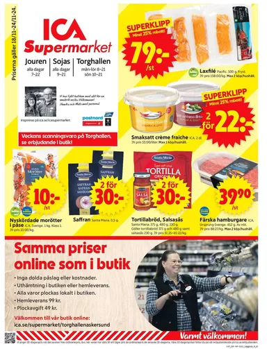 ICA Supermarket-katalog i Askersund | Aktuella deals och erbjudanden | 2024-11-18 - 2024-11-24