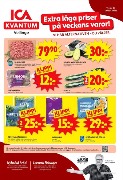 ICA Kvantum-katalog i Malmö | Aktuella specialerbjudanden | 2024-11-18 - 2024-11-24